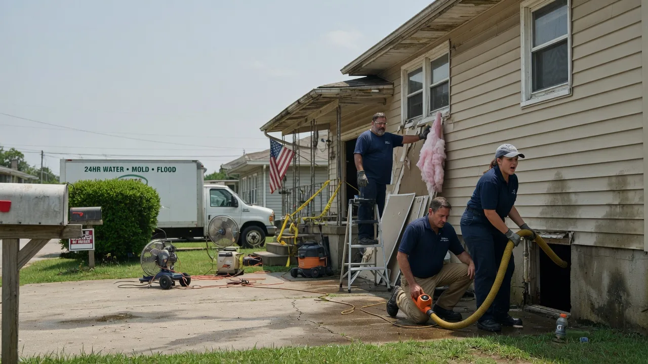 Water Damage Repair in Pretty Prairie, KS near me